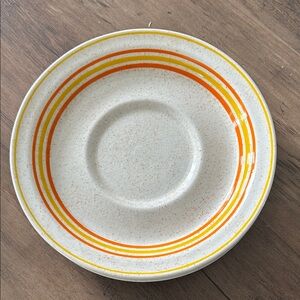 Vintage 1970S BRENDAN IRISH POTTERY saucer set of 4